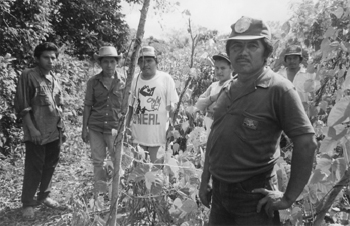 Agricultores integrantes de la comunidad de Xohuayán. / Foto: T. Gianella
